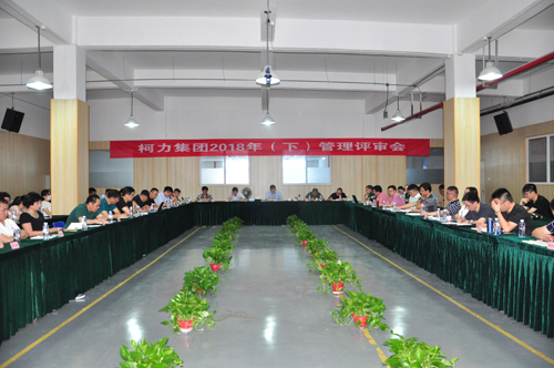 柯力集團(tuán)召開2018年管理評審大會