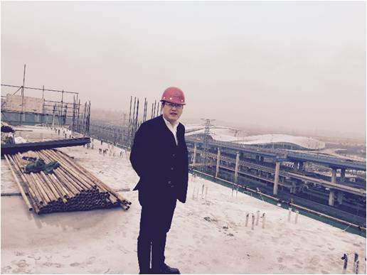 集團總裁柯建東蒞臨九期現(xiàn)場視察指導工作