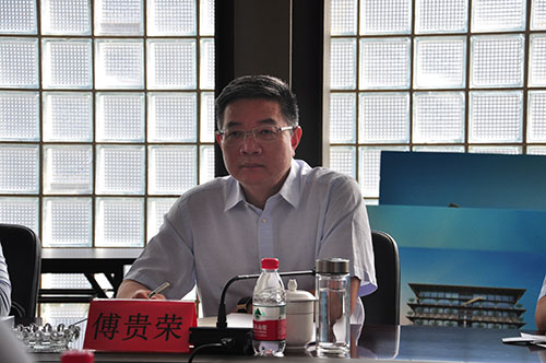 寧波市江北區(qū)區(qū)委副書記、區(qū)長(zhǎng)傅貴榮一行蒞臨我公司調(diào)研指導(dǎo)工作