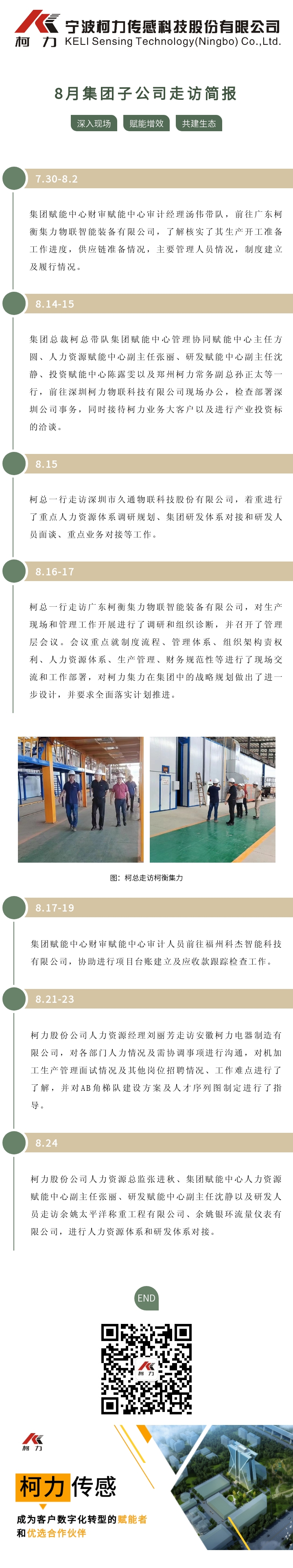 8月集團(tuán)子公司走訪簡訊